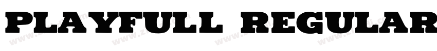 Playfull Regular字体转换